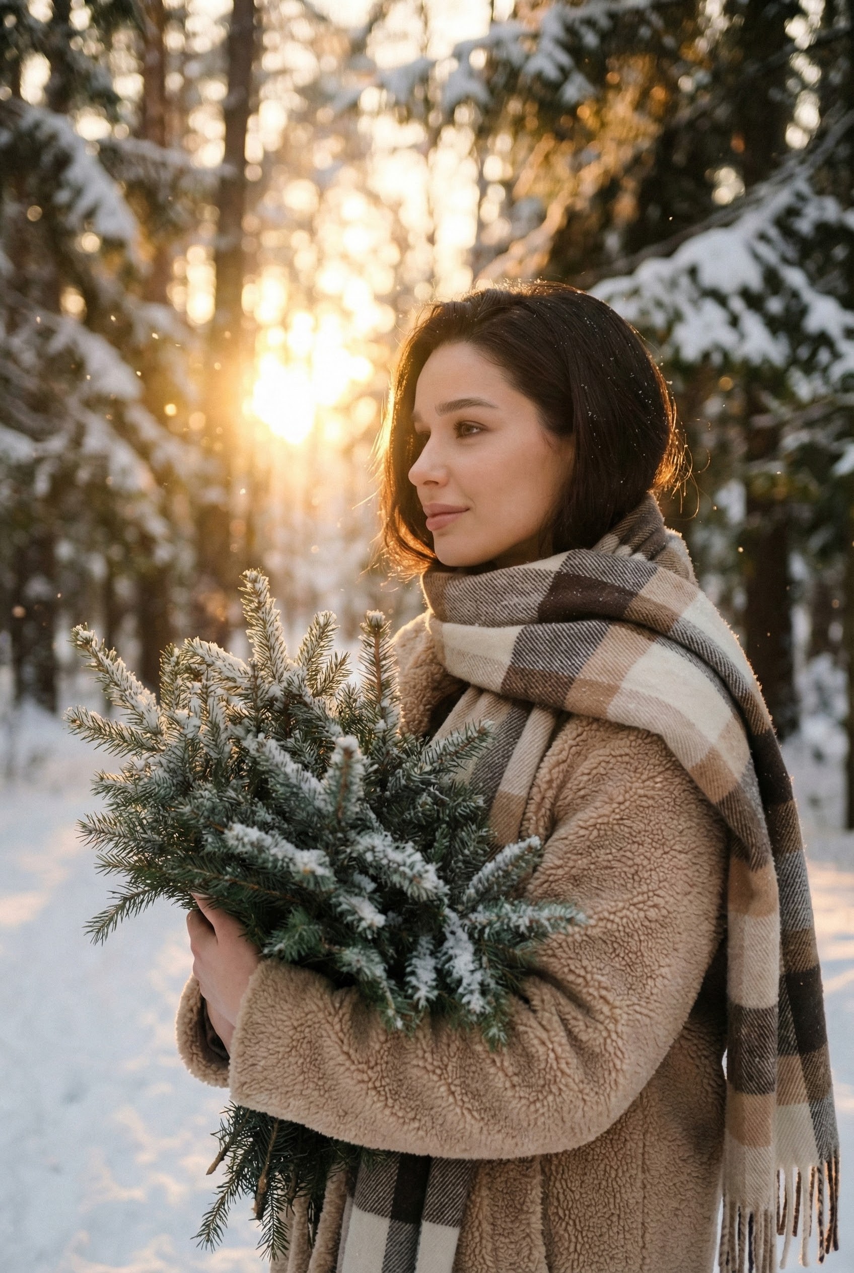 Букет еловых веток 