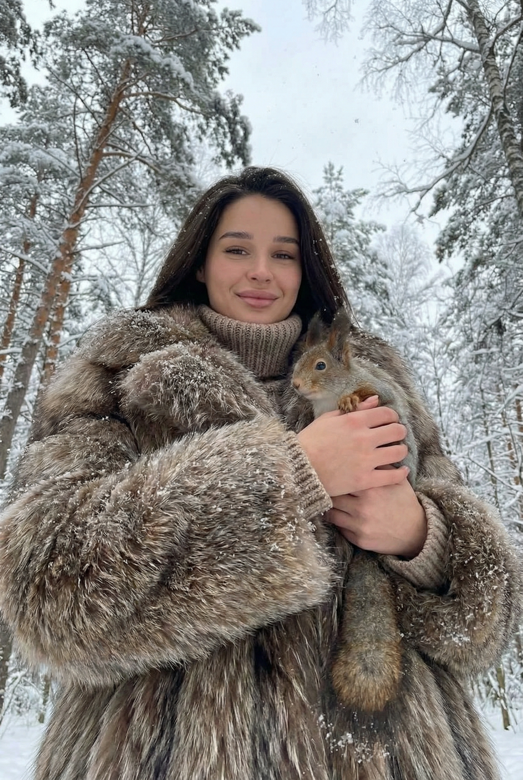 Фото с белочкой 