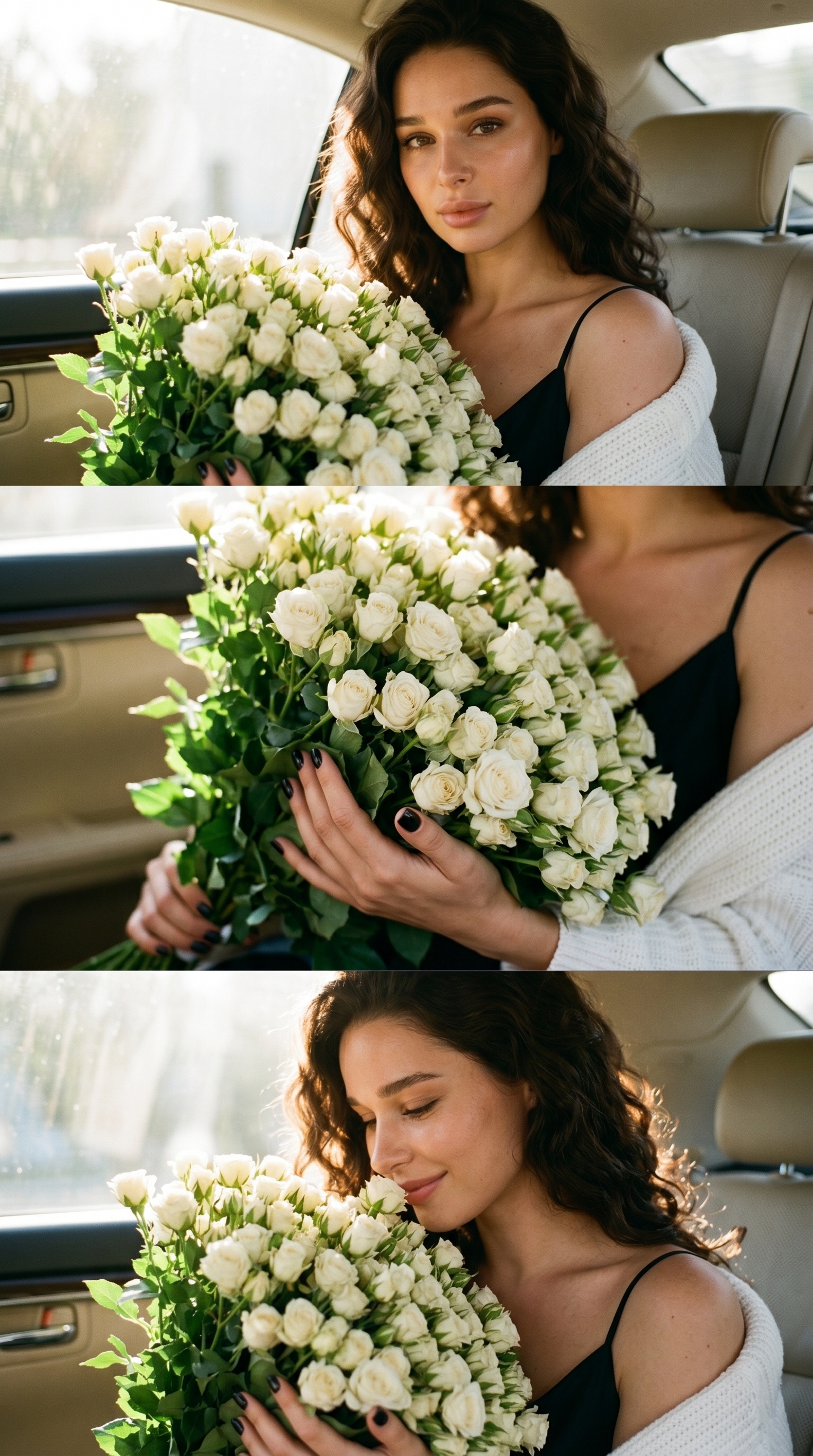 Коллаж с цветами